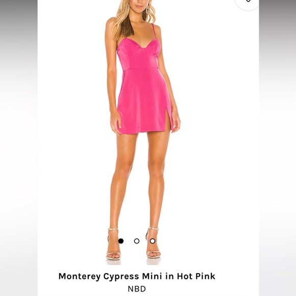 NBD Dresses & Skirts - NBD Monterey Cypress Mini Dress in Hot Pink